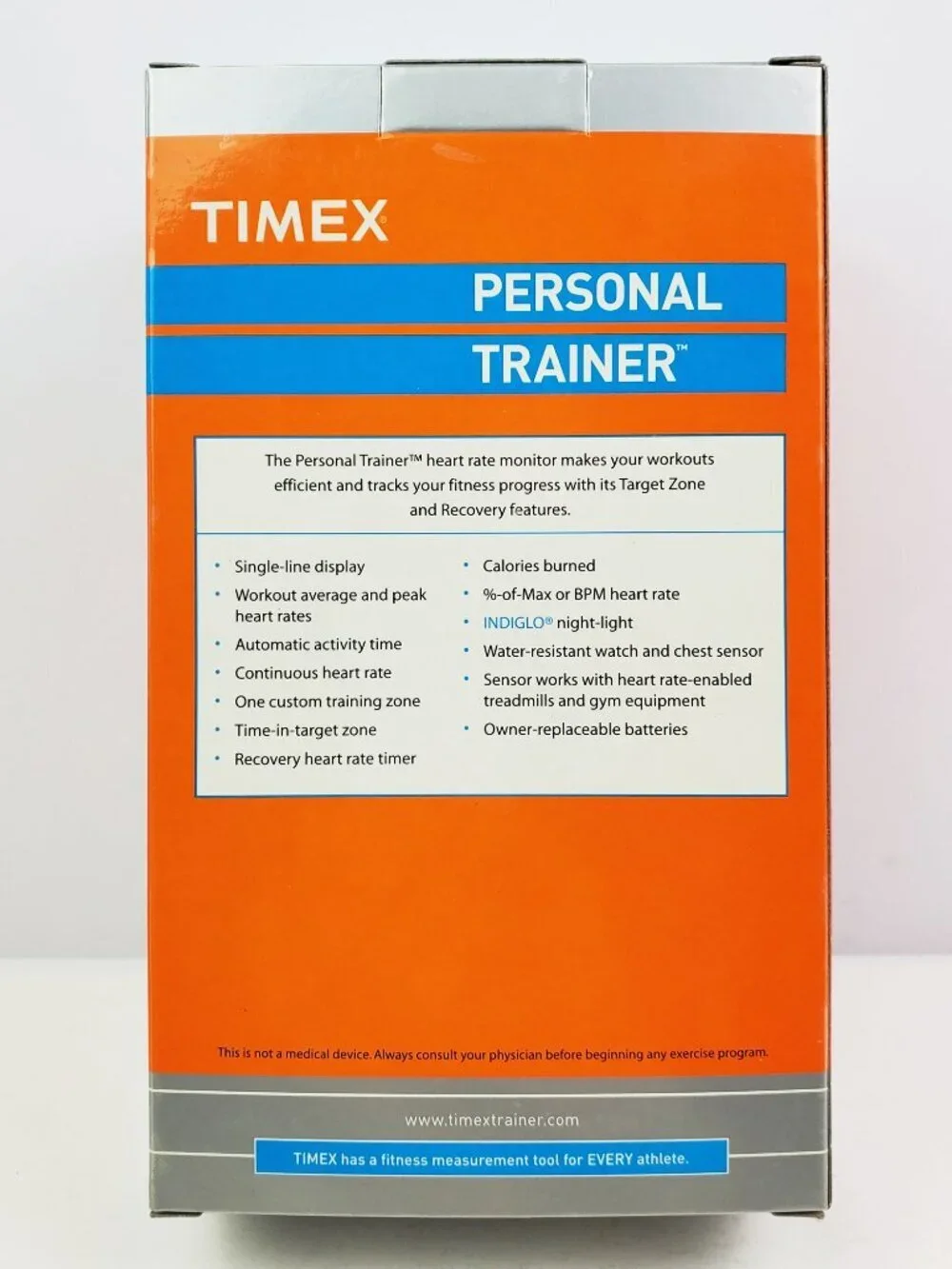 Timex Personal Trainer Rate Monitor Watch T5G971 F5 NIB